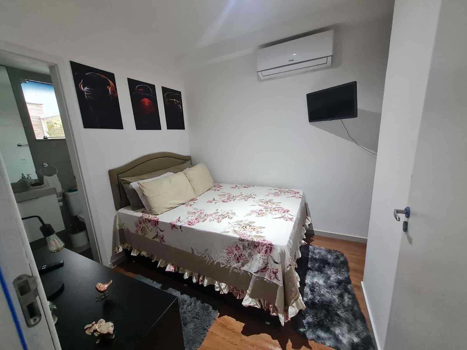 Quarto com ar-condicionado